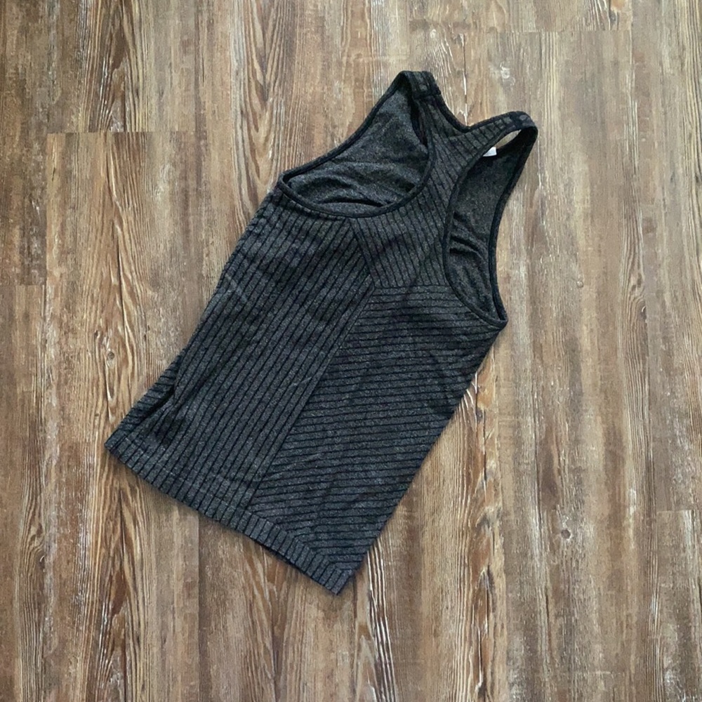 All In Motion Striped Racerback Workout Tank - Picture 2 of 2
